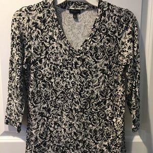 Talbots Petite V-Neck Top - Size S